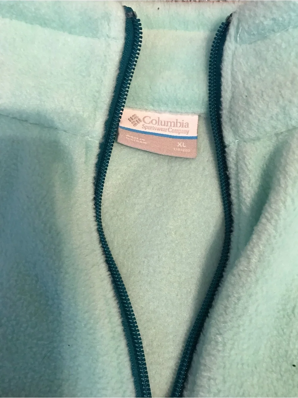 Columbia Kids' Light Blue Full-Zip Fleece Jacket XL